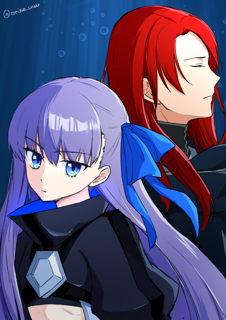 meltryllis and tristan (fate and 1 more) drawn by torinonest