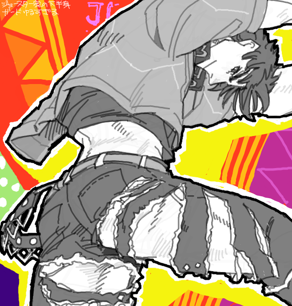 joseph joestar (jojo no kimyou na bouken and 1 more) drawn by michiru_(amphibian)