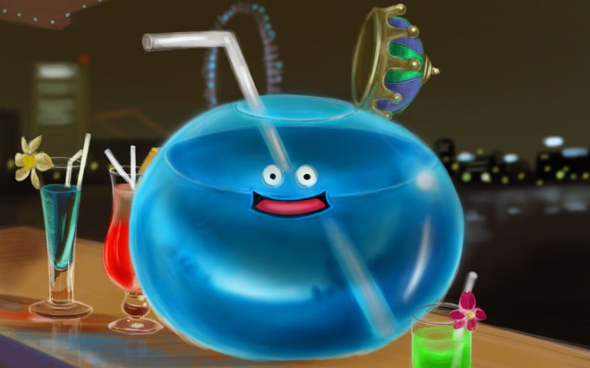 king slime (dragon quest) drawn by namae_hakorede