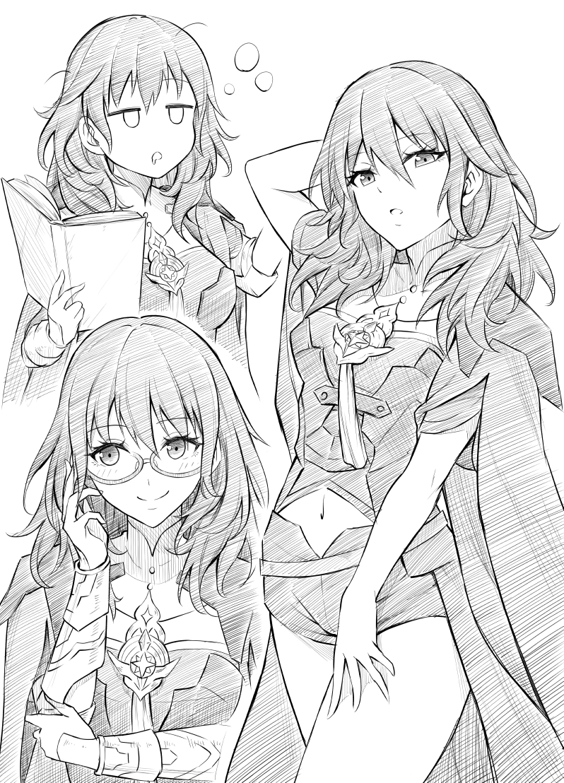 female byleth (fire emblem and 1 more) drawn by ten_(tenchan_man)