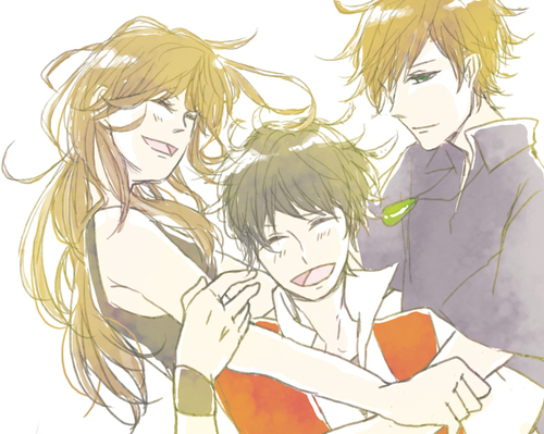 red, blue oak, and green (pokemon and 1 more)
