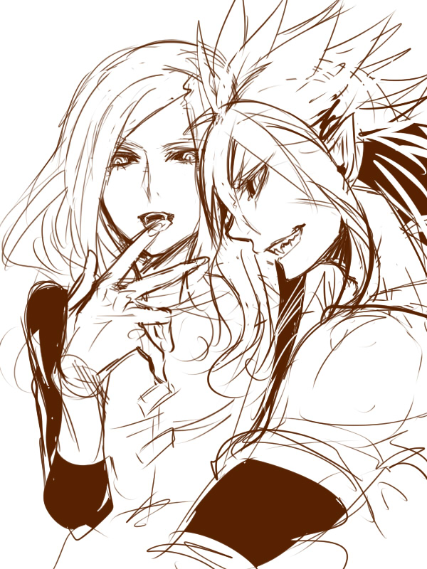 vanfeny vamp and garushaa wolfein (inazuma eleven and 2 more) drawn by zuwai_kani