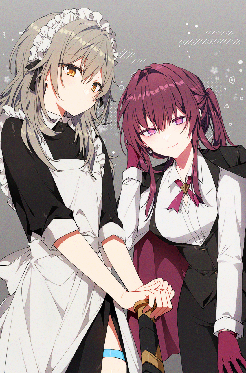 trailblazer, stelle, and kafka (honkai and 1 more) drawn by buchu14569590