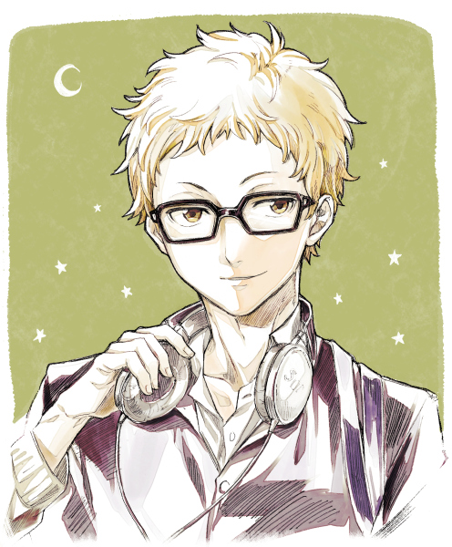 tsukishima kei (haikyuu!!) drawn by wai