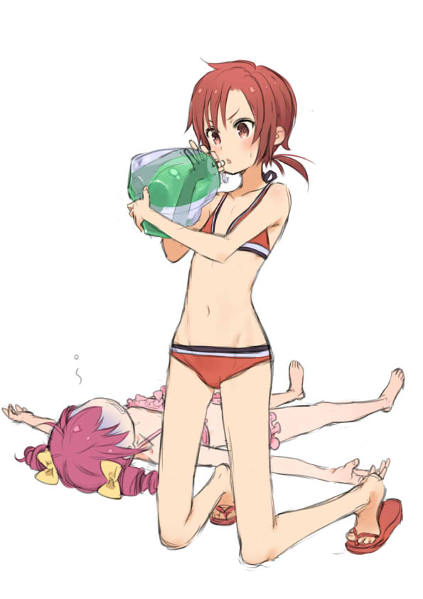 hino akane and hoshizora miyuki (precure and 1 more) drawn by kuroboshi_kouhaku