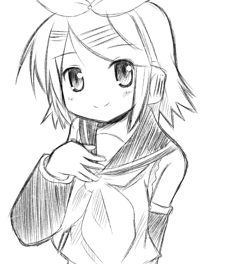 kagamine rin (vocaloid) drawn by minami_(colorful_palette)