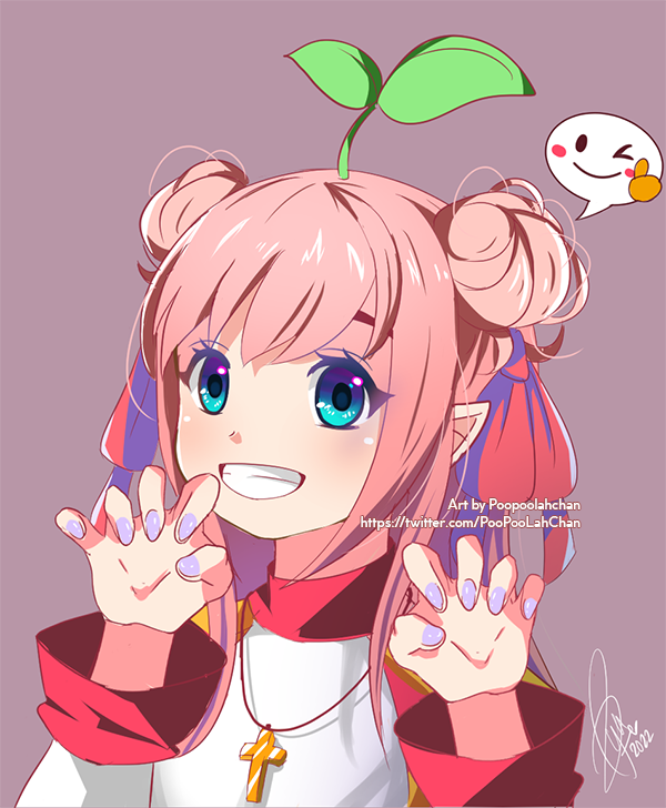high priest (indie virtual youtuber and 1 more) drawn by pkyu