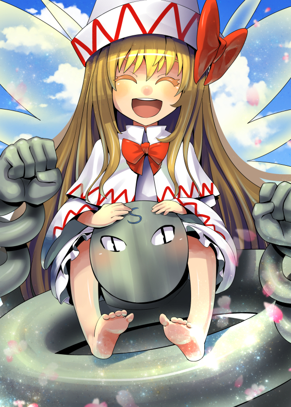 lily white and springman (touhou and 1 more) drawn by umigarasu_(kitsune1963)