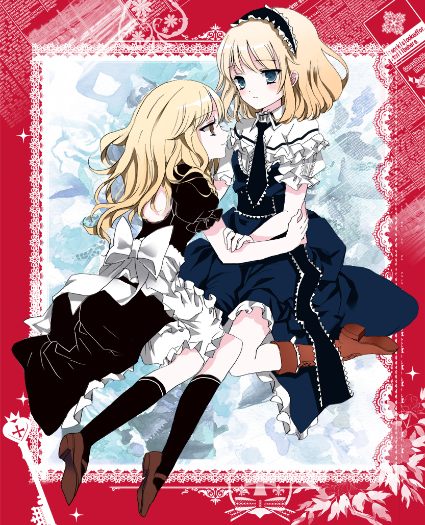 kirisame marisa and alice margatroid (touhou) drawn by cierra_(ra-bit)