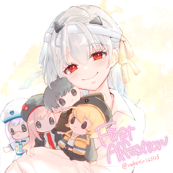 anis, rapi, commander, neon, and modernia (goddess of victory: nikke) drawn by noharu
