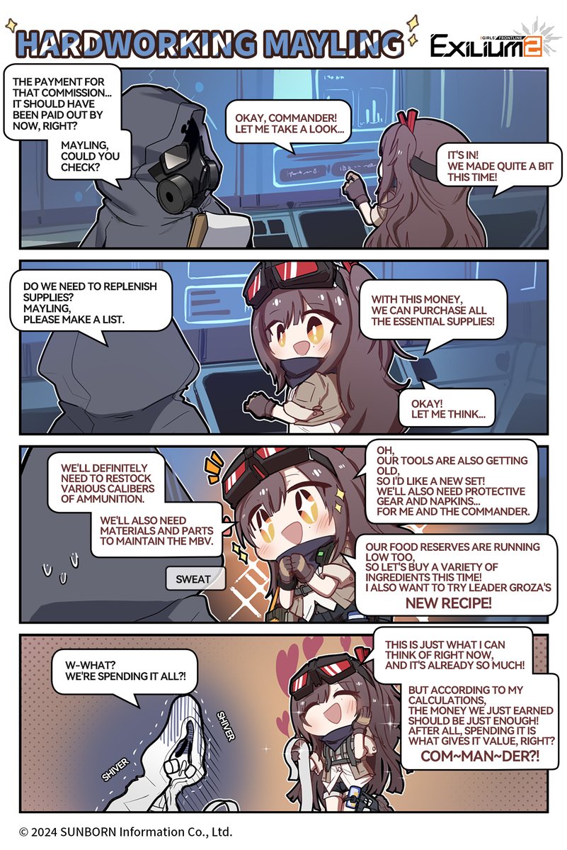 commander and mayling shen (girls' frontline and 1 more) drawn by madcore