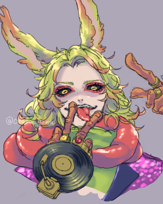 dancing green (final fantasy and 1 more) drawn by otofu_goma