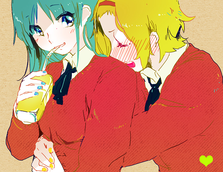 akiyama mio and tainaka ritsu (k-on!) drawn by tamagogogo