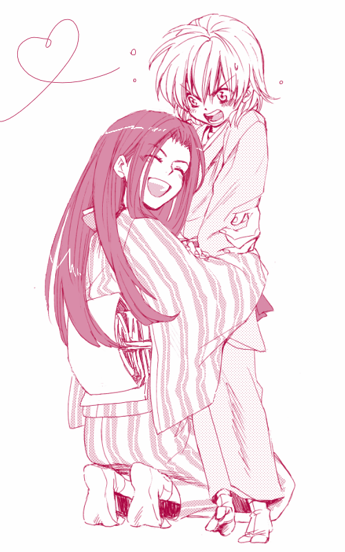 ichinomiya kantarou and kantarou's mother (tactics) drawn by yuki_(hello_idiot)
