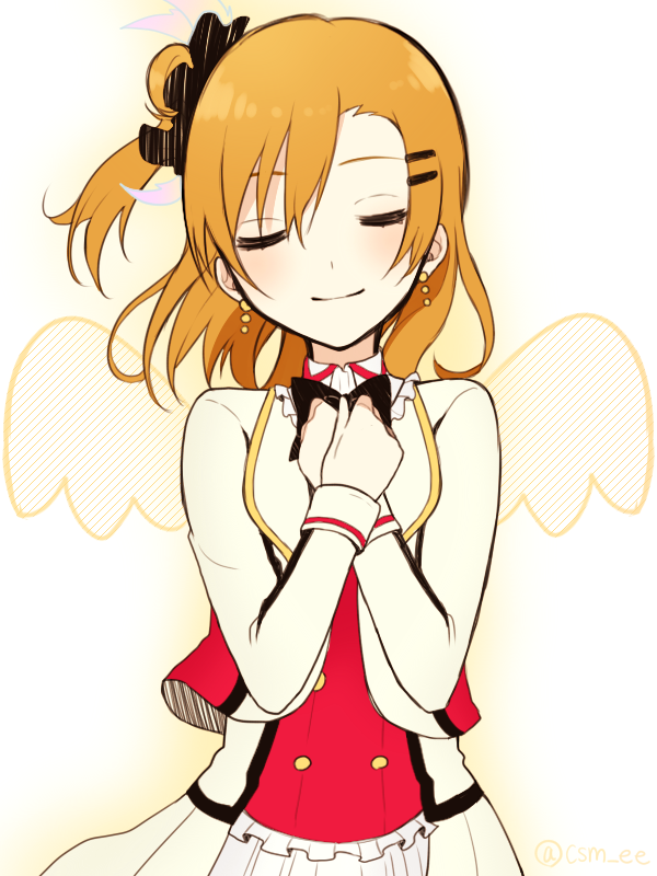 kosaka honoka (love live! and 1 more) drawn by chisumi