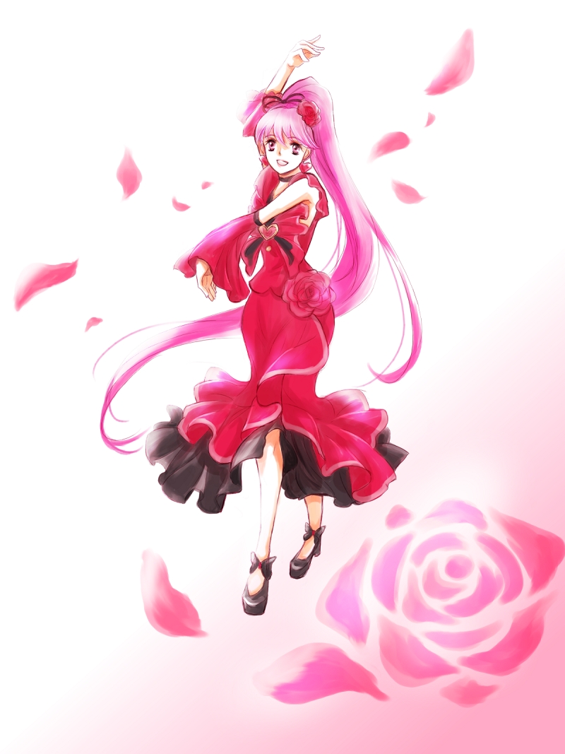 aino megumi and cure lovely (precure and 1 more) drawn by haruhitaso