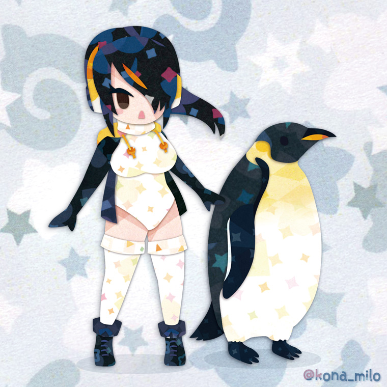 emperor penguin (kemono friends) drawn by kikuchi_milo