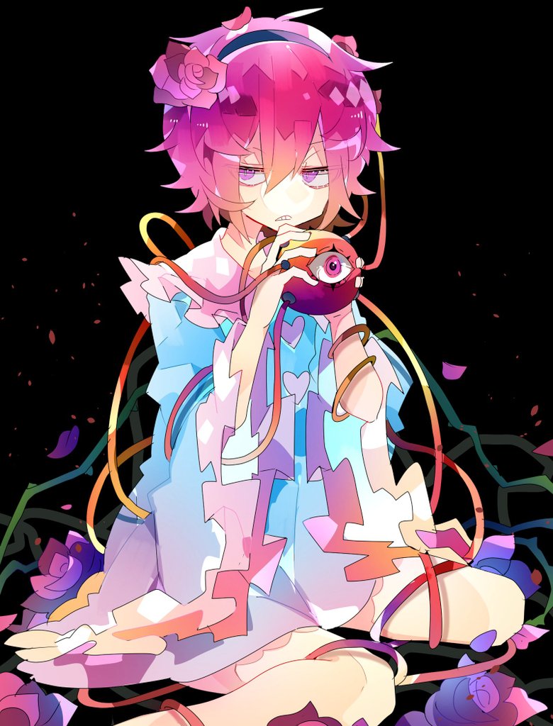 komeiji satori (touhou) drawn by nikorashi-ka
