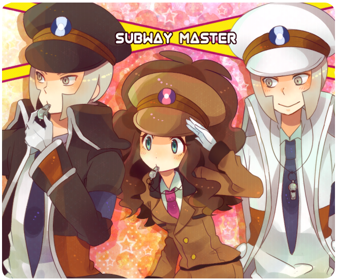 hilda, ingo, and emmet (pokemon and 1 more) drawn by kisaki_nana