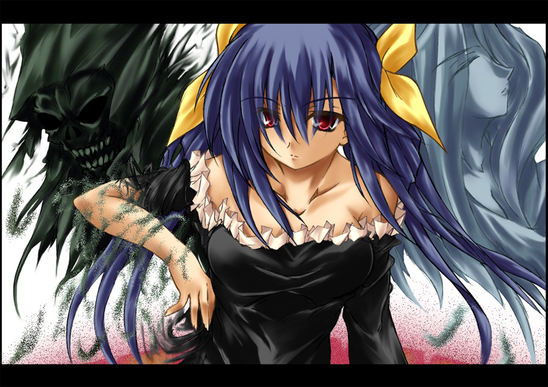 dizzy, necro, and undine (guilty gear) drawn by hamu_(moeyobaka)