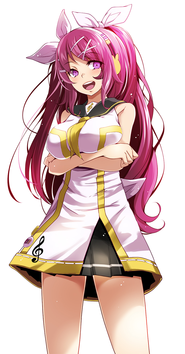 megurine luka (vocaloid and 2 more) drawn by tsukishiro_saika