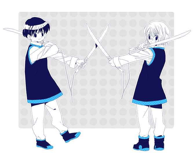 kurapika and pairo (hunter x hunter) drawn by 16_ban