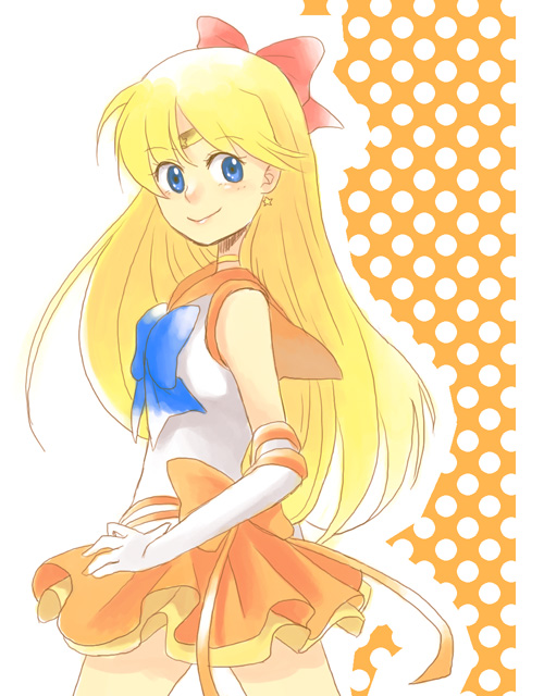 aino minako and sailor venus (bishoujo senshi sailor moon) drawn by renka_(pixiv)