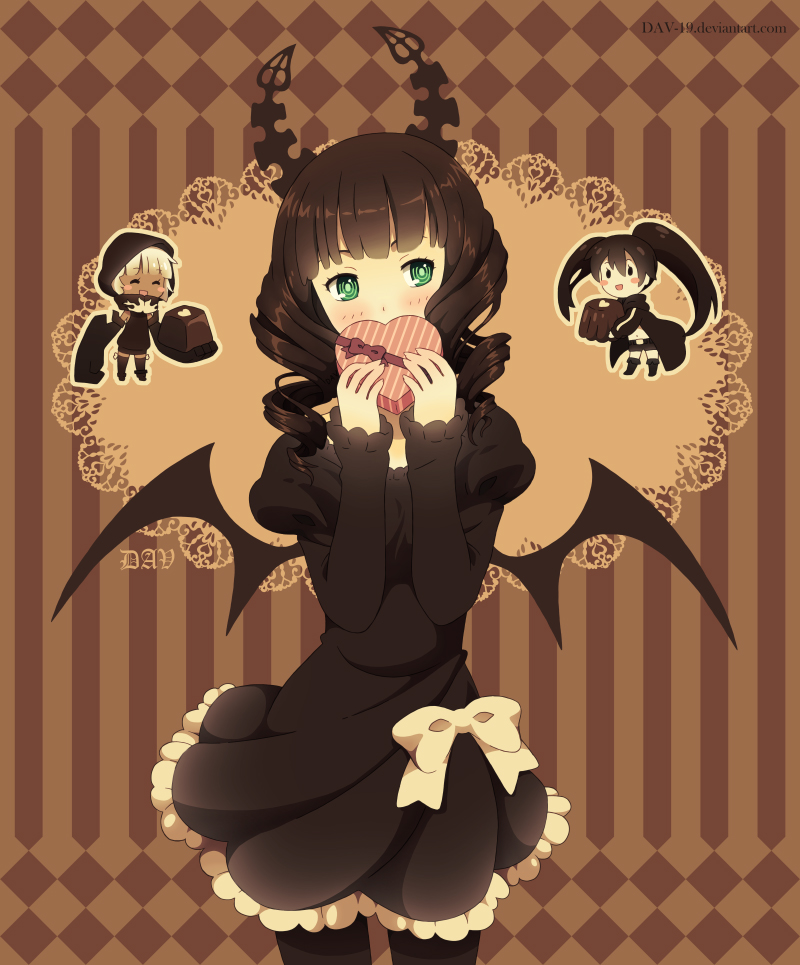 black rock shooter, dead master, and strength (black rock shooter) drawn by dav-19