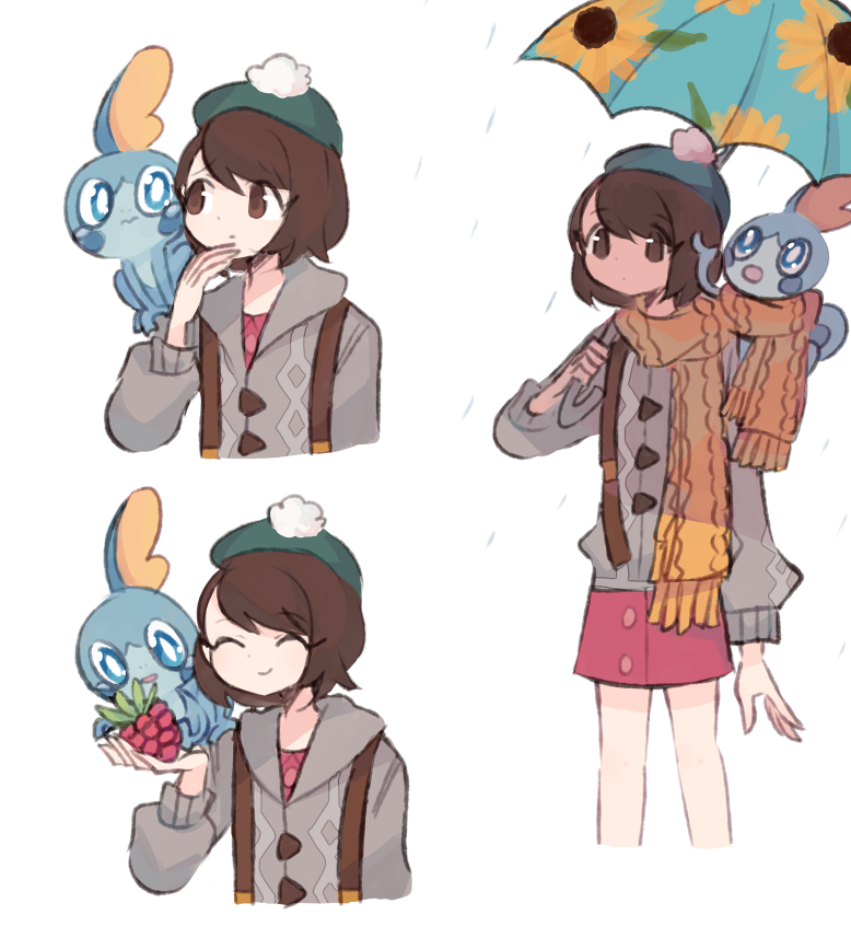 gloria and sobble (pokemon and 1 more) drawn by charamells