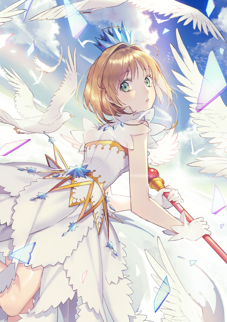 kinomoto sakura (cardcaptor sakura and 1 more) drawn by ecoliff