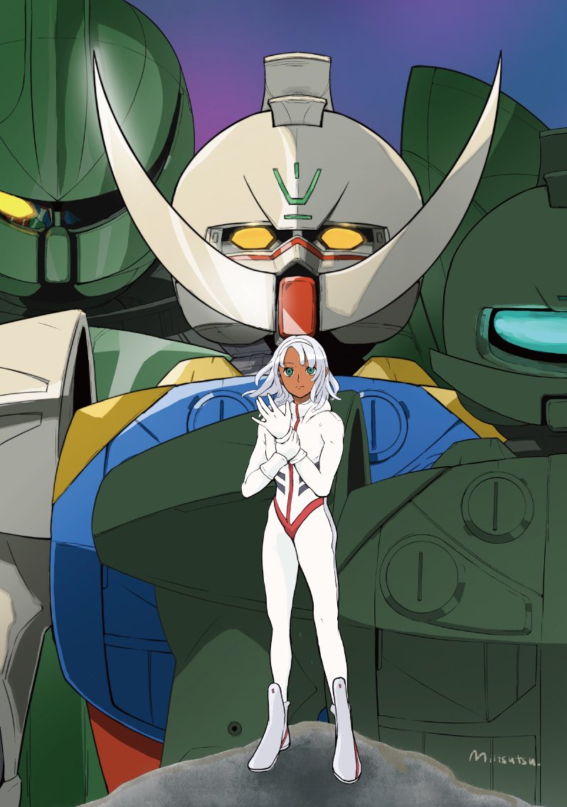 turn a gundam, loran cehack, and turn x (gundam and 1 more) drawn by mitsutsu322