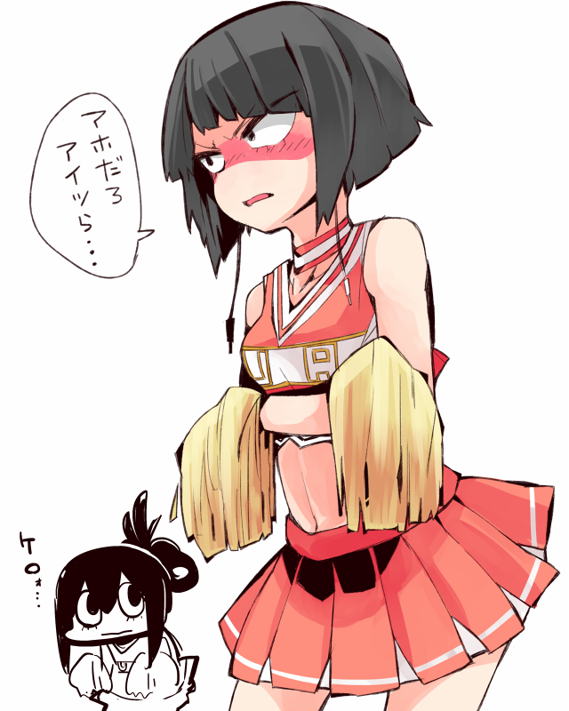 asui tsuyu and jiro kyoka (boku no hero academia) drawn by sutores741
