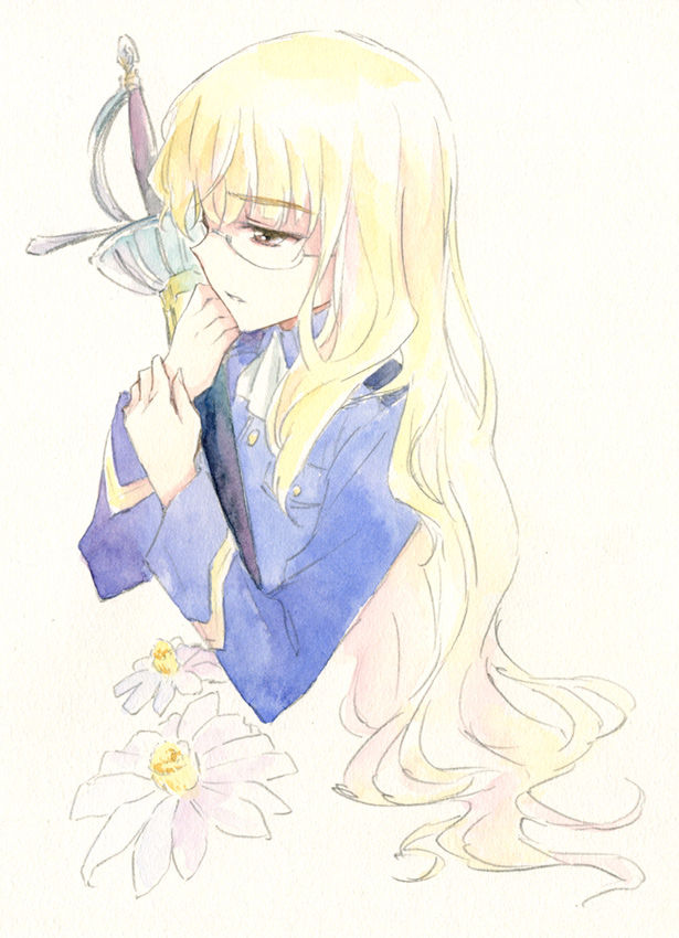 perrine h. clostermann (world witches series and 1 more) drawn by agahari