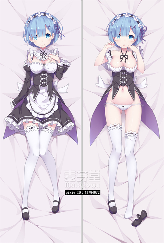rem (re:zero kara hajimeru isekai seikatsu) drawn by bakugadou