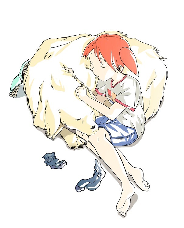 mihama chiyo and tadakichi-san (azumanga daioh) drawn by kozuehikaru