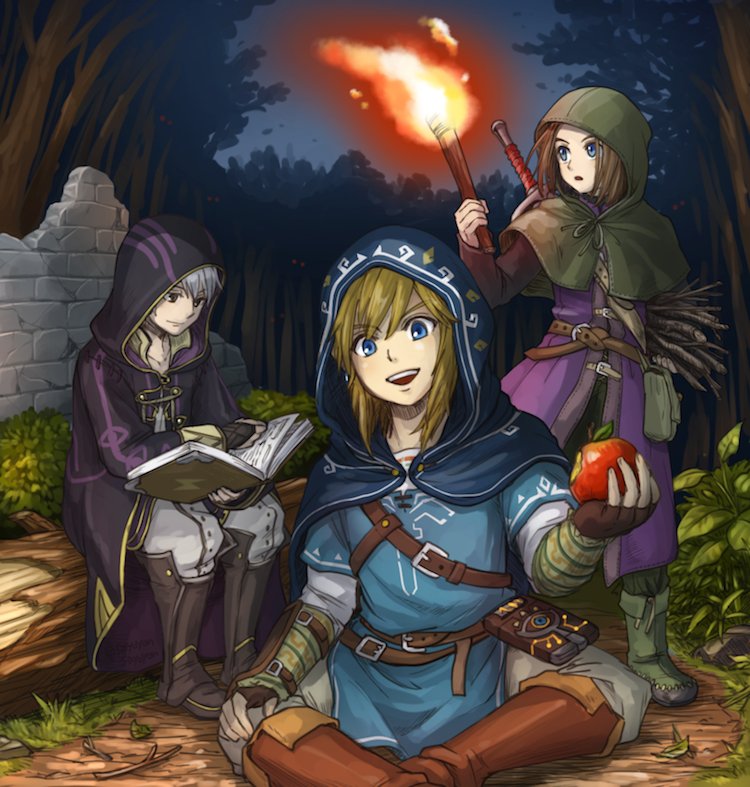 link, male robin, and hero (fire emblem and 6 more) drawn by sayoyonsayoyo