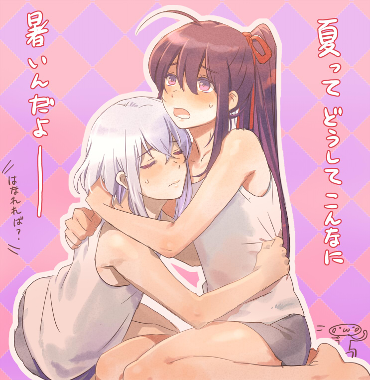 namazuo toushirou and honebami toushirou (touken ranbu) drawn by mizuhara_aki