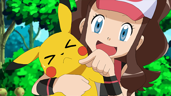 pikachu and hilda (pokemon and 1 more) drawn by uni_(unnny)