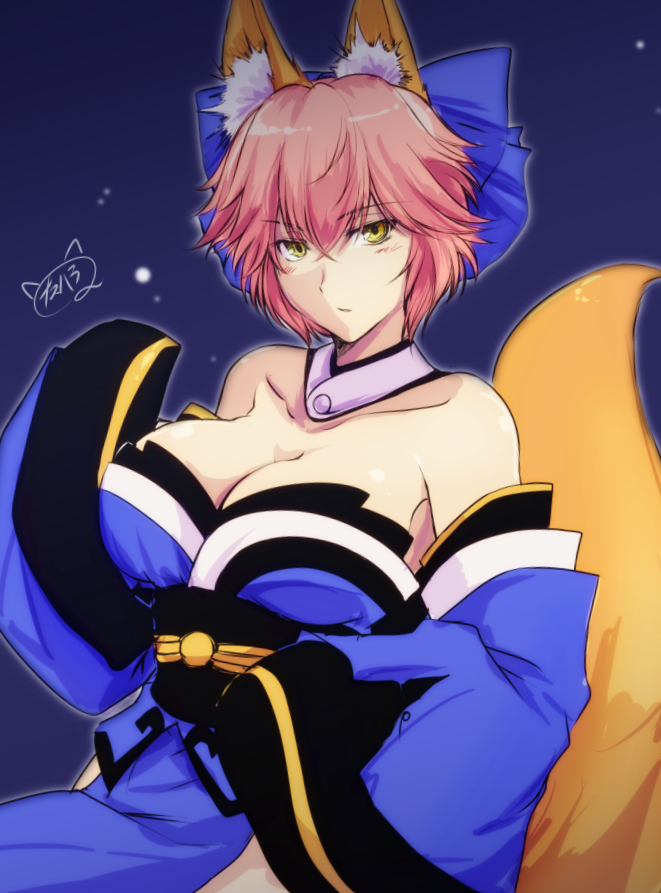 tamamo (fate and 1 more) drawn by nasuhara_(paranas1995)