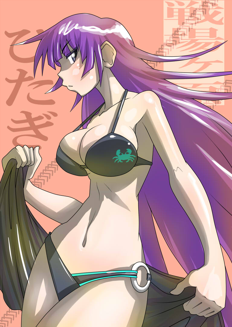 senjougahara hitagi (monogatari and 1 more) drawn by hirata_senpai