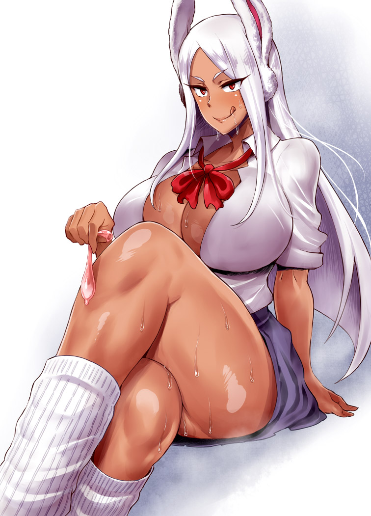 mirko (boku no hero academia) drawn by haikawa_hemlen