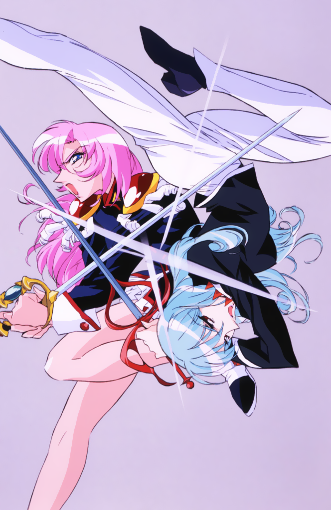 tenjou utena and chigusa sanjouin (shoujo kakumei utena and 1 more)