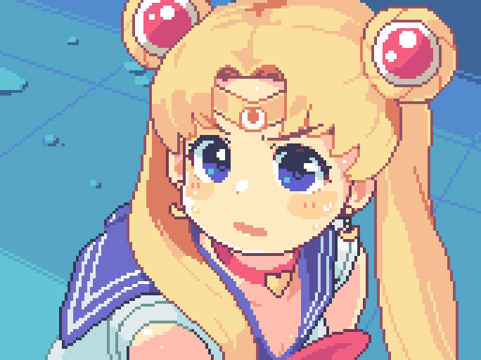 tsukino usagi and sailor moon (bishoujo senshi sailor moon and 1 more) drawn by oyuzaki_(ayuzaki)