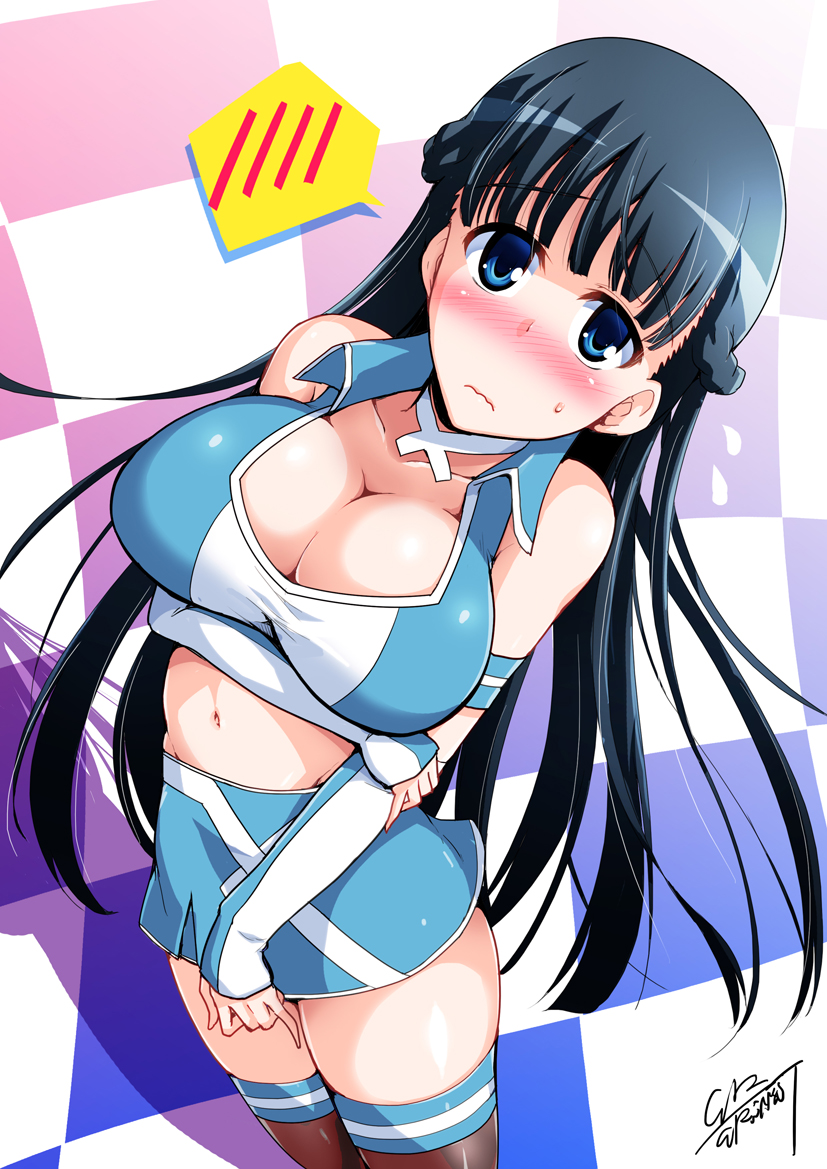 mizuki yuika (chousoku henkei gyrozetter) drawn by c.r.
