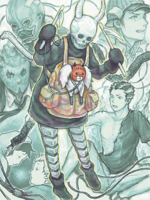 noi, shin, ebisu, kai, kikurage, and 4 more (dorohedoro) drawn by hitsujino_(boojum)