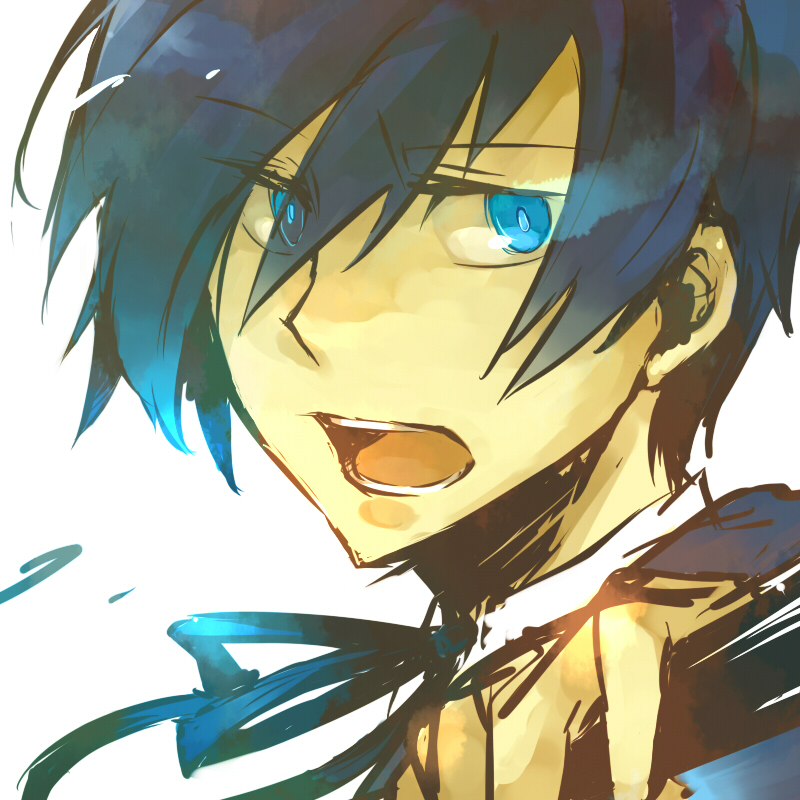 yuuki makoto (persona and 1 more) drawn by amai