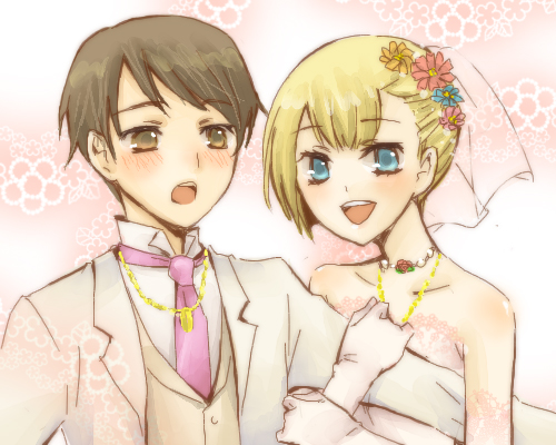 louise halevy and saji crossroad (gundam and 1 more) drawn by sb_ryo0528