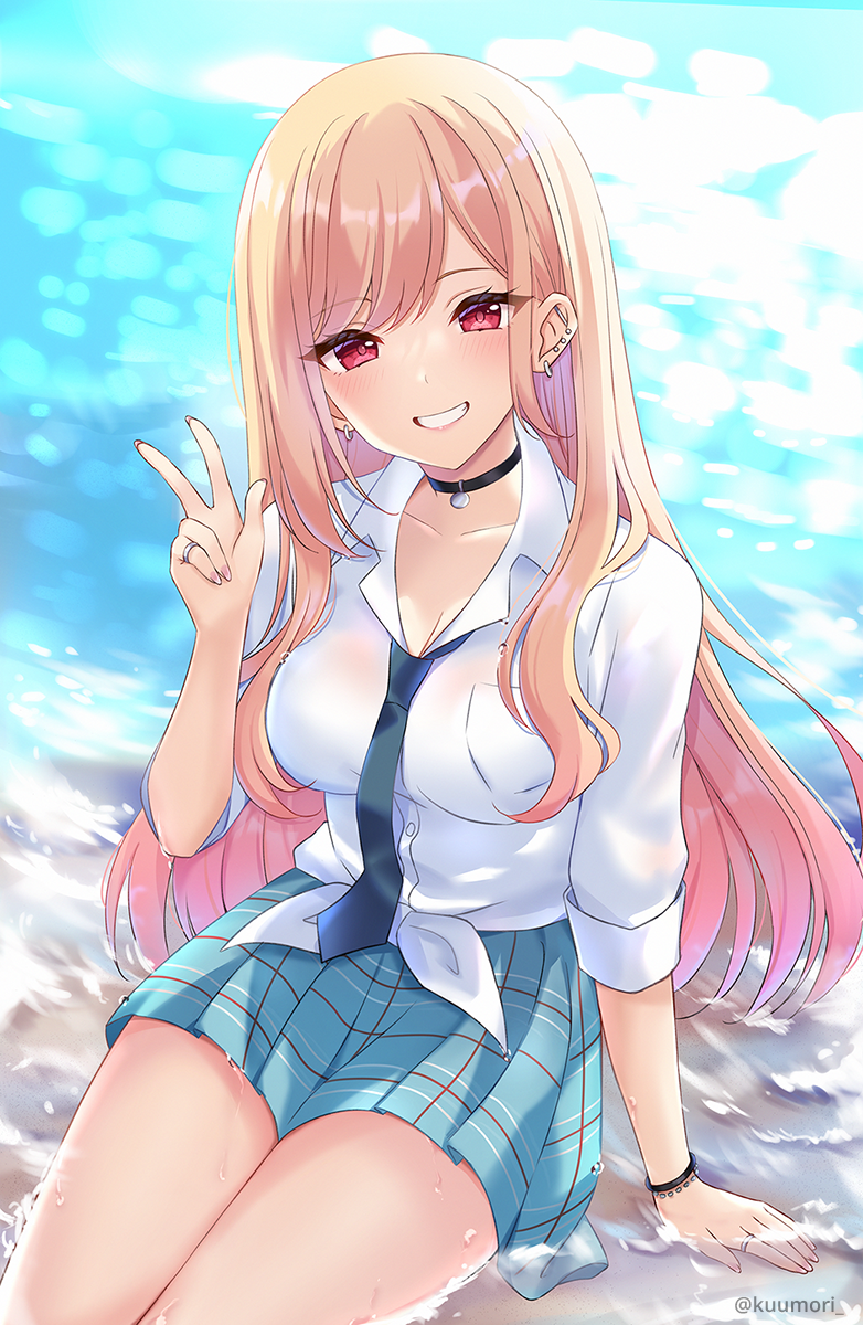 kitagawa marin (sono bisque doll wa koi wo suru) drawn by kleune