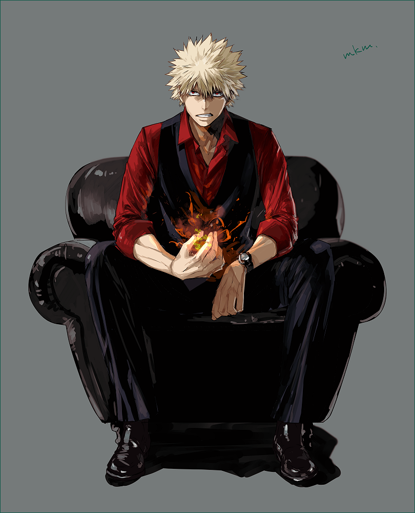 bakugou katsuki (boku no hero academia) drawn by mkm_(mkm_storage)