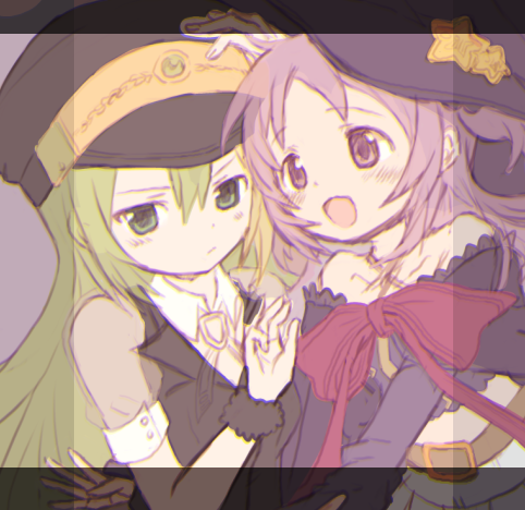 alina gray and misono karin (mahou shoujo madoka magica and 1 more) drawn by roamo